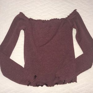 Windsor off shoulder long sleeve
